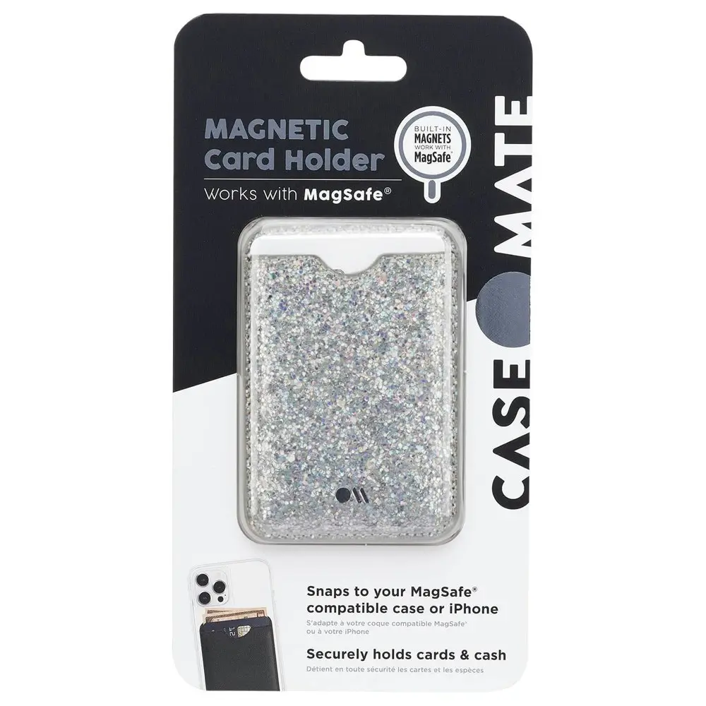 Case-Mate Magnetic Card Holder Vegan Leather for MagSafe Case/iPhone Stardust