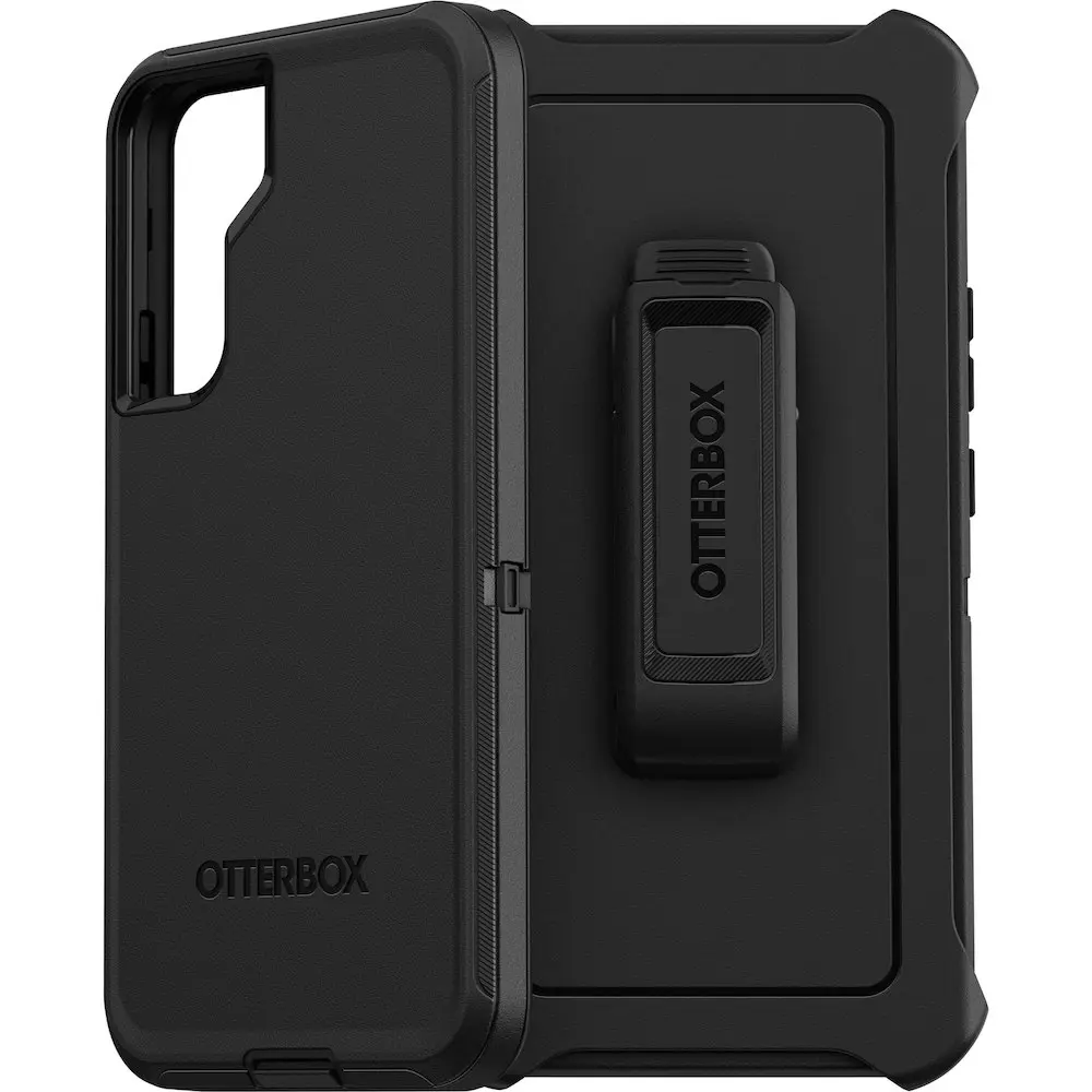 Otterbox Defender Antimicrobial Case Cover w/Holster For Samsung Galaxy S22+ BLK