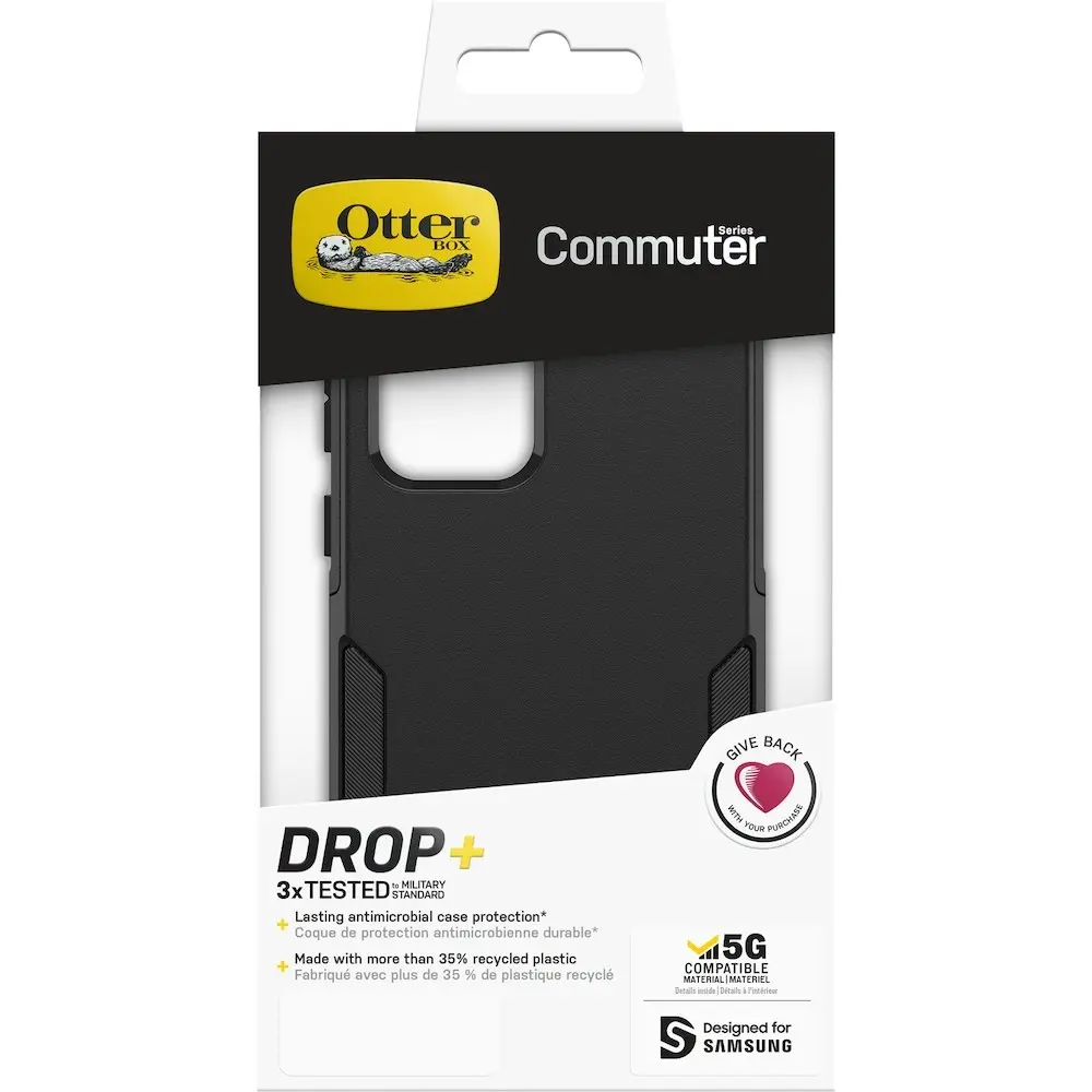 Otterbox Commuter Antimicrobial Case Slim Cover For Samsung Galaxy S22 Ultra BLK