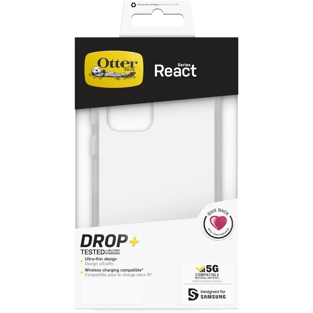 Otterbox React Phone Case Protection Cover For Samsung Galaxy S22 Ultra Clear