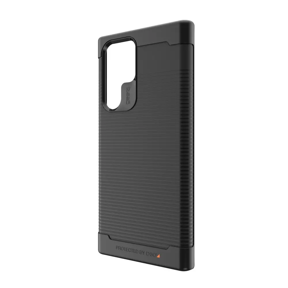 Gear4 Havana Antimicrobial Case Slim Cover For Samsung Galaxy S22 Ultra Black