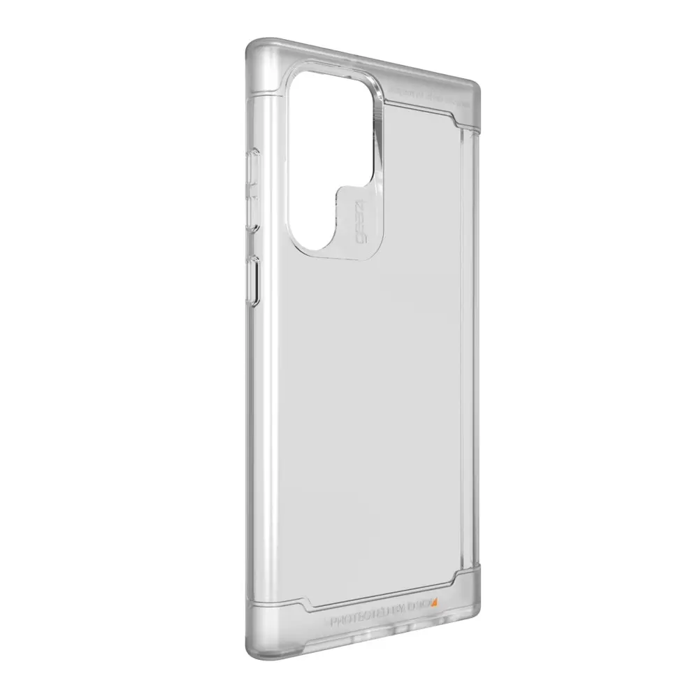 Gear4 Havana Antimicrobial Case Slim Cover For Samsung Galaxy S22 Ultra Clear