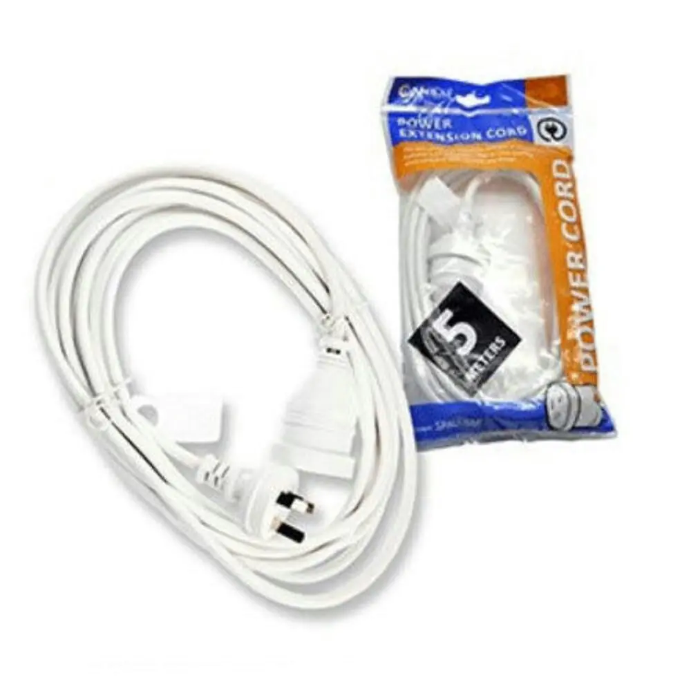 Sansai 5M Power Extension Cord Lead 10A 240V 2400W Max Home Office AU 3-Pin