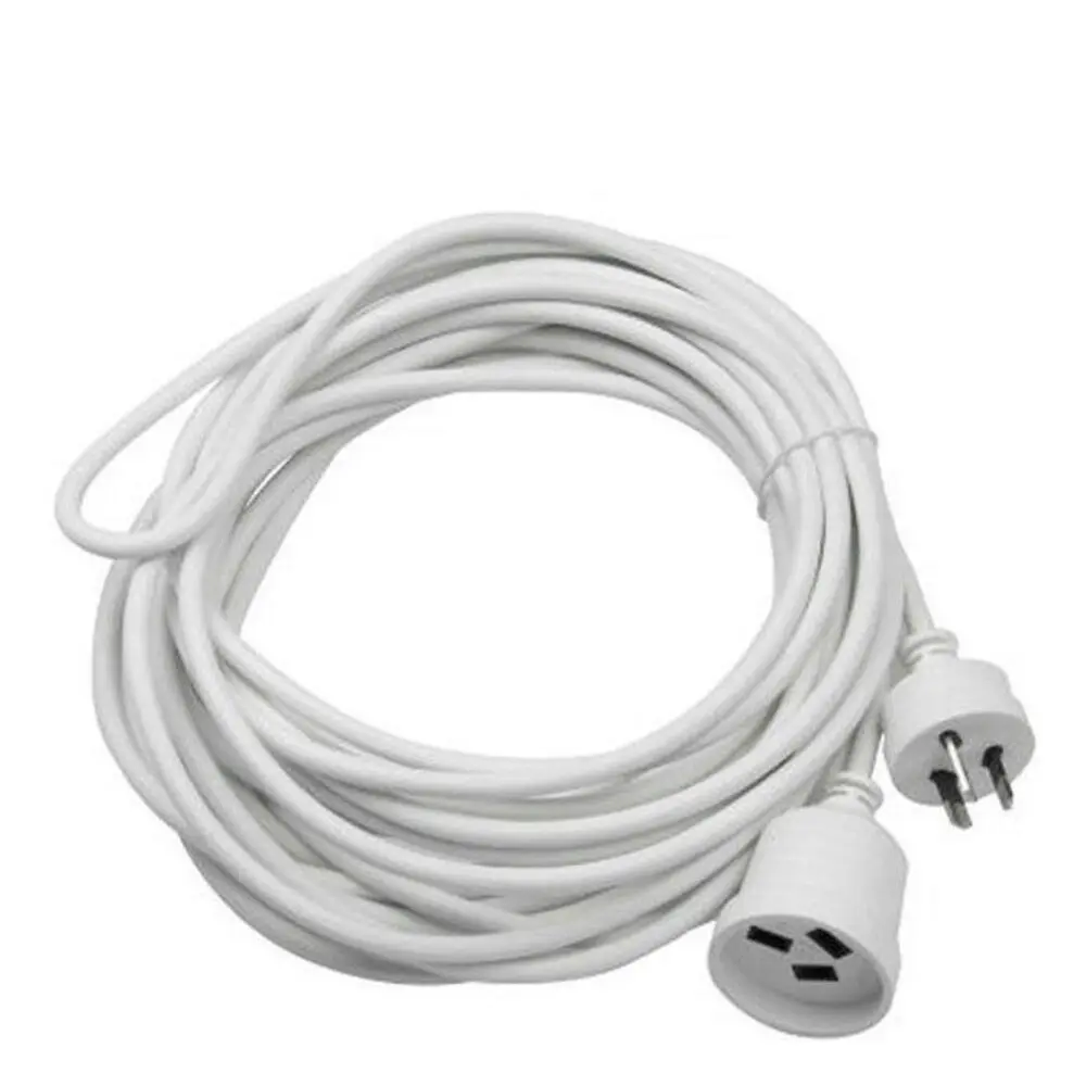 2PK Sansai 7M Power Extension Cord Lead 10A 240V 2400W Max Home Office AU 3-Pin