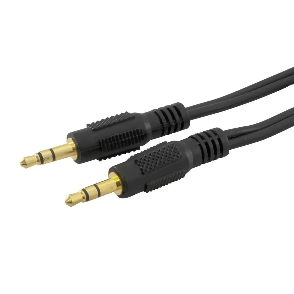 2PK PRO.2 10m Stereo AUX Extension Cable/Lead 3.5mm M to Male Plug/Auxiliary