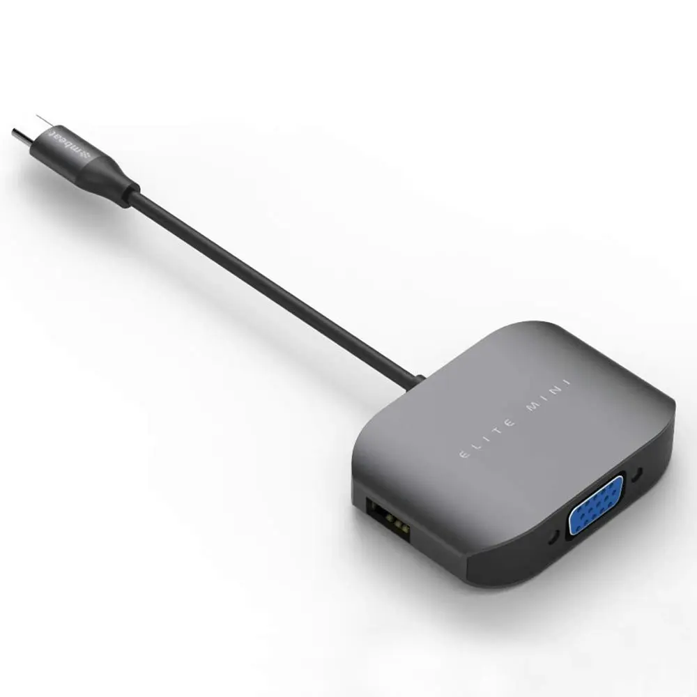 mBeat Elite Mini - USB-C to VGA/USB-A 2.0/USB-A 3.0 Port Adapter Hub/Splitter