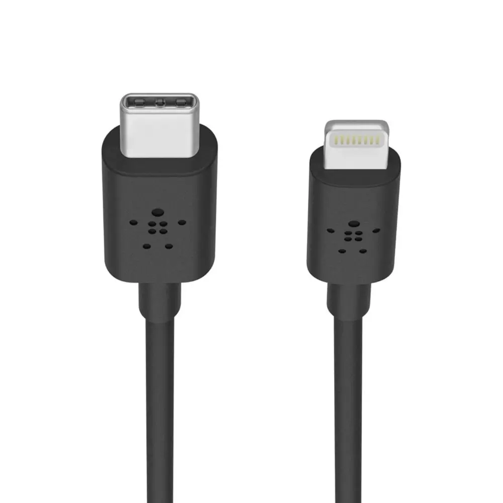 Belkin Boost Charge/Sync 1.2M USB-C Lightning MFI-Certified Cable for iPhone BLK