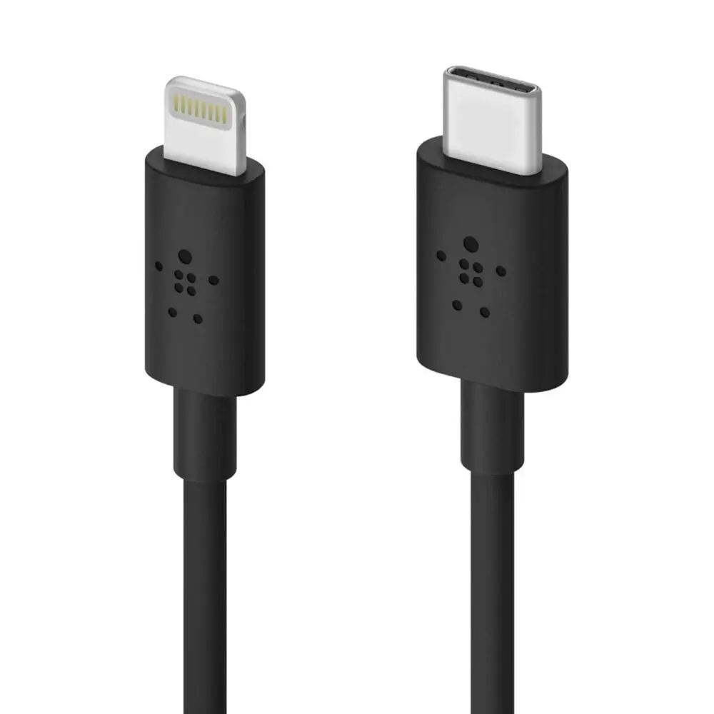 Belkin Boost Charge/Sync 1.2M USB-C Lightning MFI-Certified Cable for iPhone BLK