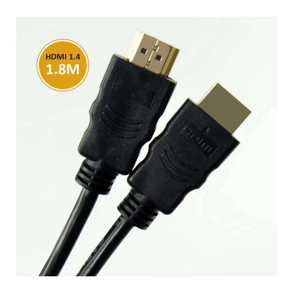 mBeat 1.8m GLD Plated V1.4 HDMI Cable Full Ultra HD 1080p 3D Ethernet High Speed