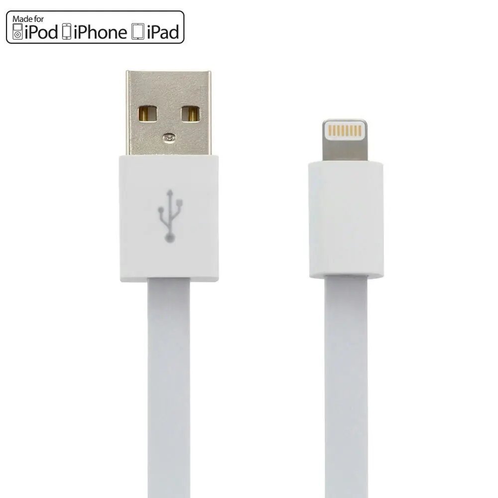 2x Moki USB-A to Lightning MFI-Certified Data Sync Charging Cable for iPhone WH