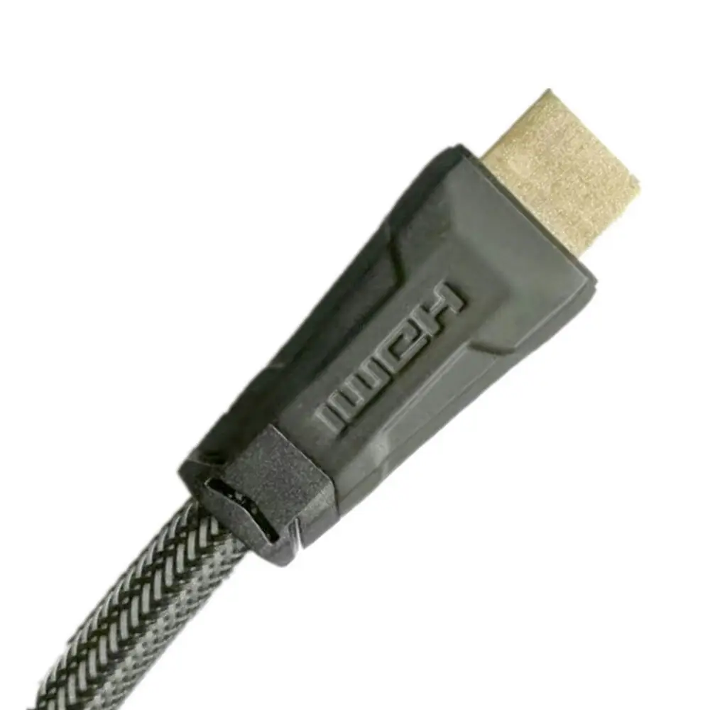 Cruxtec 5m Braided HDMI 2.0 Male to M Cable 4K Ultra HD Cord w/ Ethernet Grey