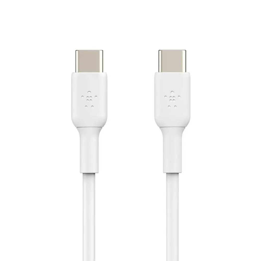 Belkin 2M USB-C to USB-C Data Charging Cable for HTC/LG/Samsung S9/S10 White