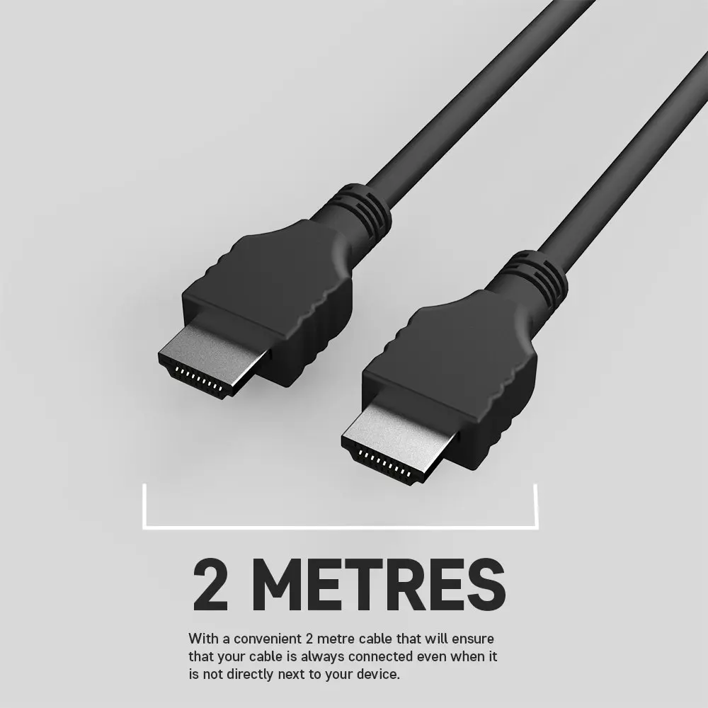 High Speed 2.0 HDMI 1.8M Cable HD/3D Video/ARC/Ethernet Channel for TV/Laptop