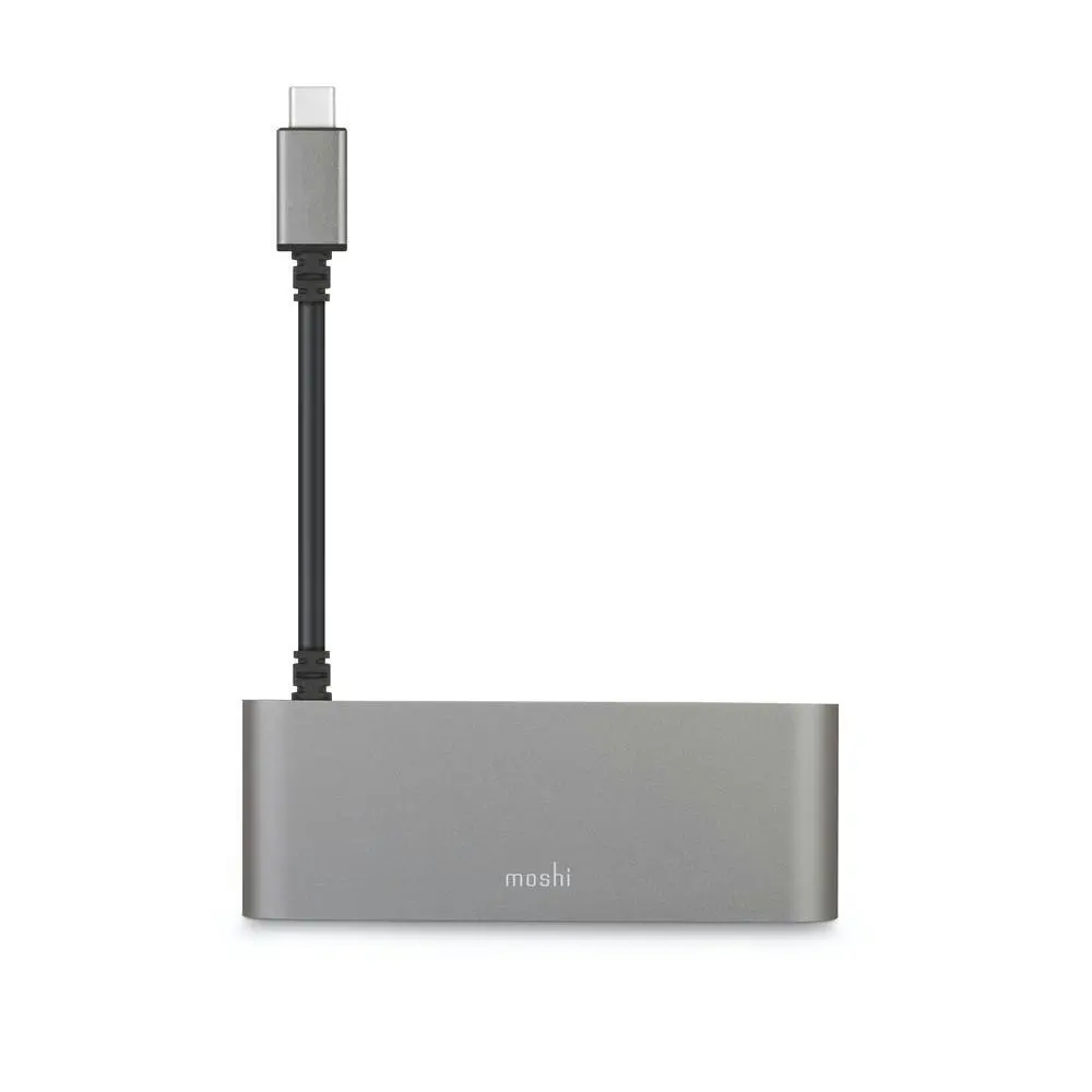 Moshi USB-C Multimedia Adapter Hub w/HDMI/USB-A/SD Card Reader For MacBook/PC