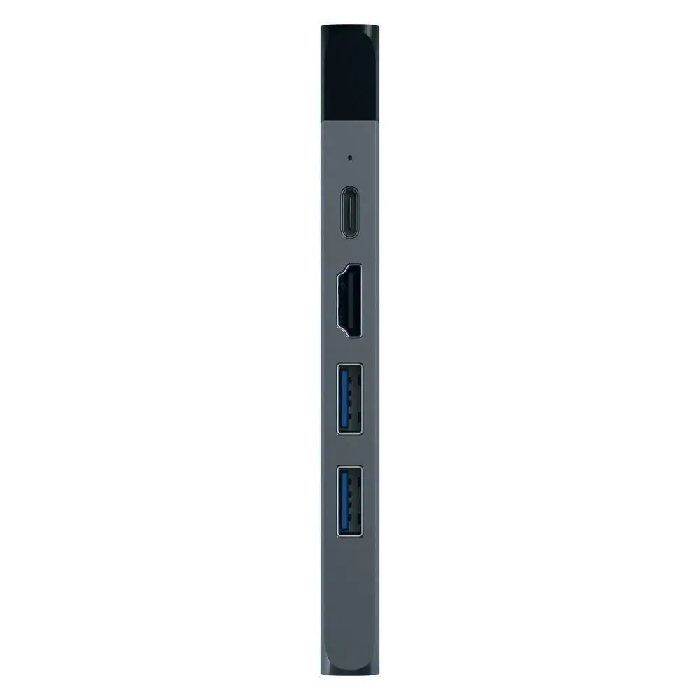 Satechi USB-C Pro Hub w/4K HDMI/USB-A/USB-C/SD/Micro SD/Ethernet Adapter Grey