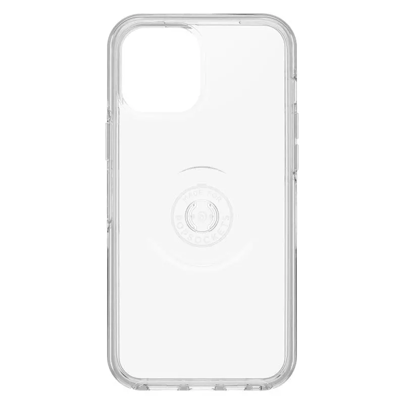 Otterbox Otter+Pop Symmetry 5.4" Drop Proof Case for iPhone 12 Mini Clear