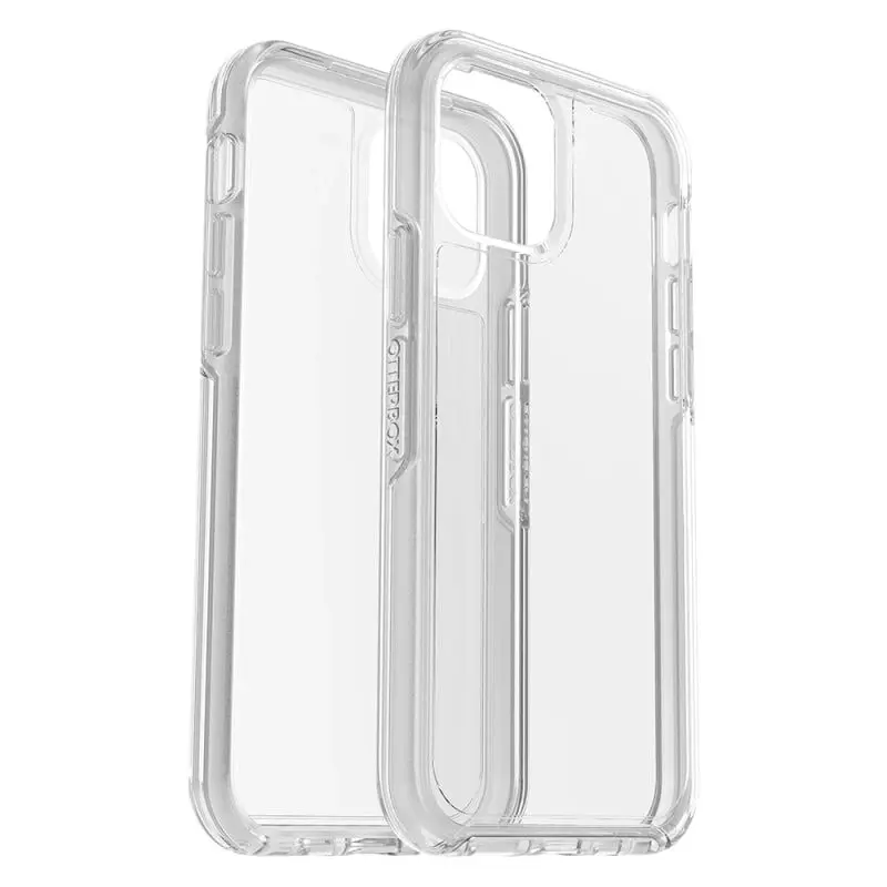 Otterbox Symmetry Case 5.4" Drop Proof Phone Cover for iPhone 12 Mini Clear