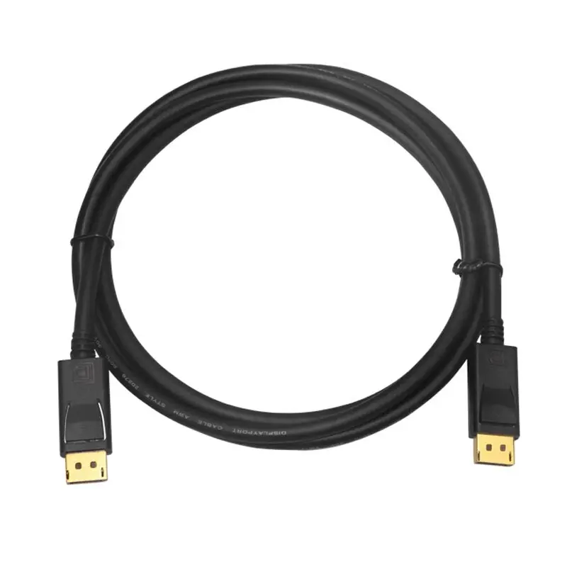 Cruxtec 1m Male to M DisplayPort 1.2 4K HD Display Port Cable Connector Black