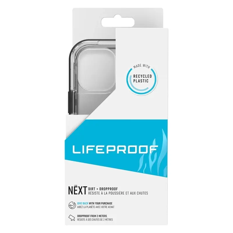 LifeProof Next Dirt/Drop Proof 5.4" Phone Cover for iPhone 12 Mini Black Crystal