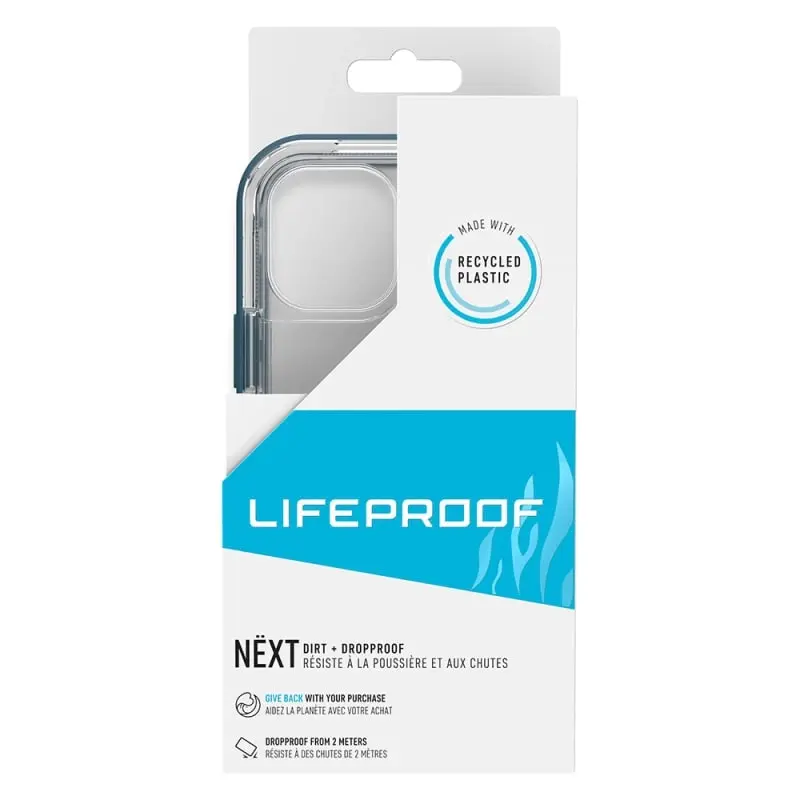 LifeProof Next Dirt/Drop Proof 5.4" Phone Cover for iPhone 12 Mini Clear Lake