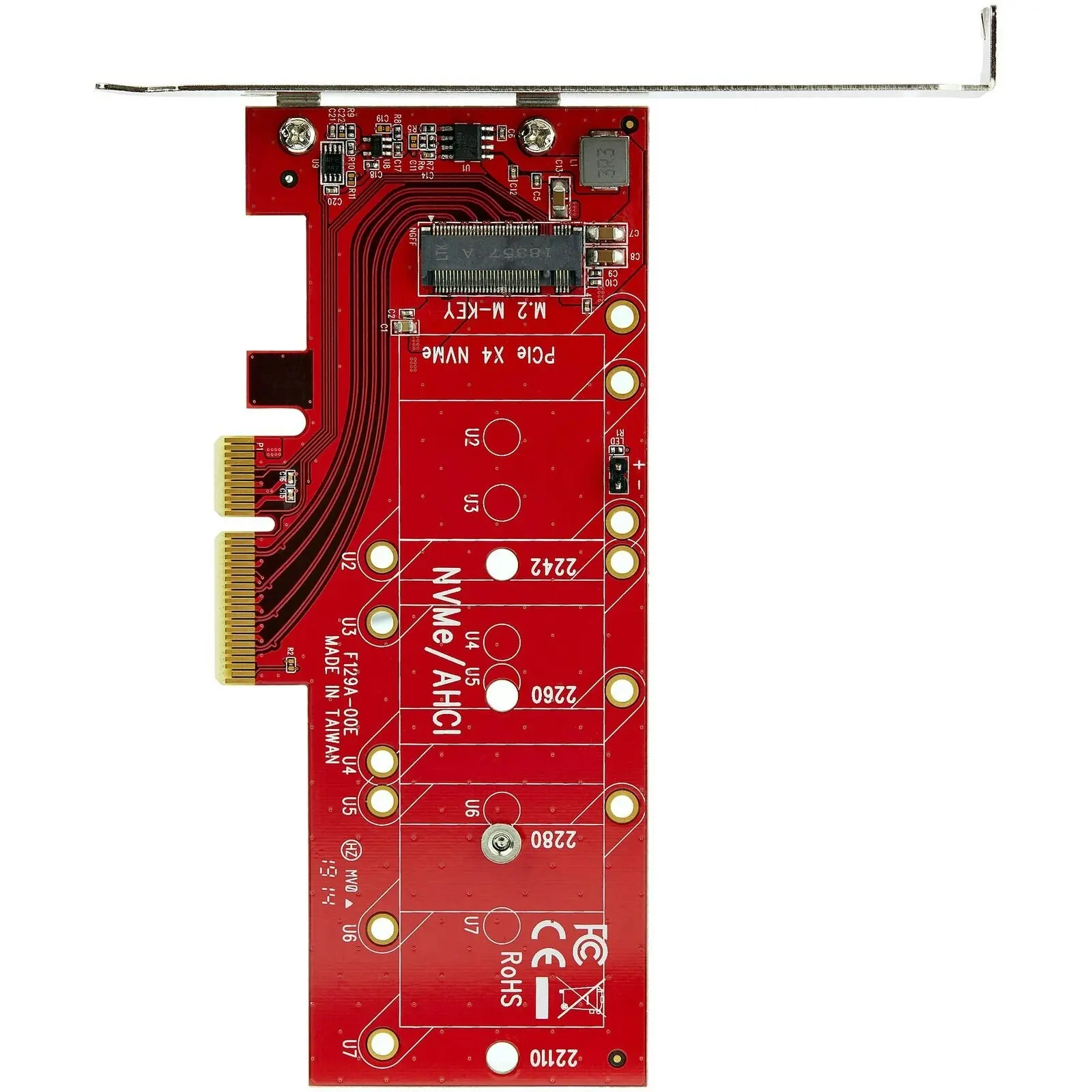 Star Tech Ultra Fast x4 PCIe 3.0 to M.2 PCIe SSD Adapter for M.2 NVMe/AHCI/SSD