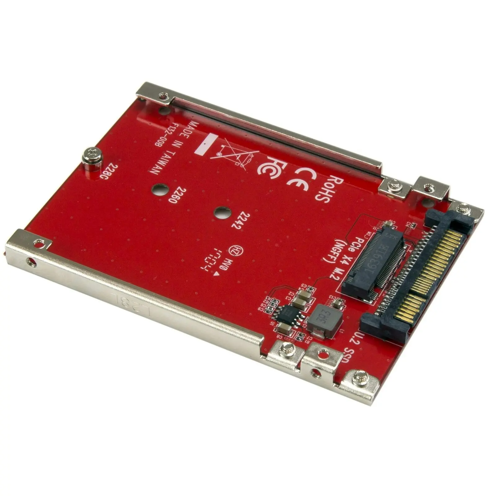 Star Tech Computer/Server M.2 to U.2 Host Adapter for M.2 PCIe NVMe SSD Drive