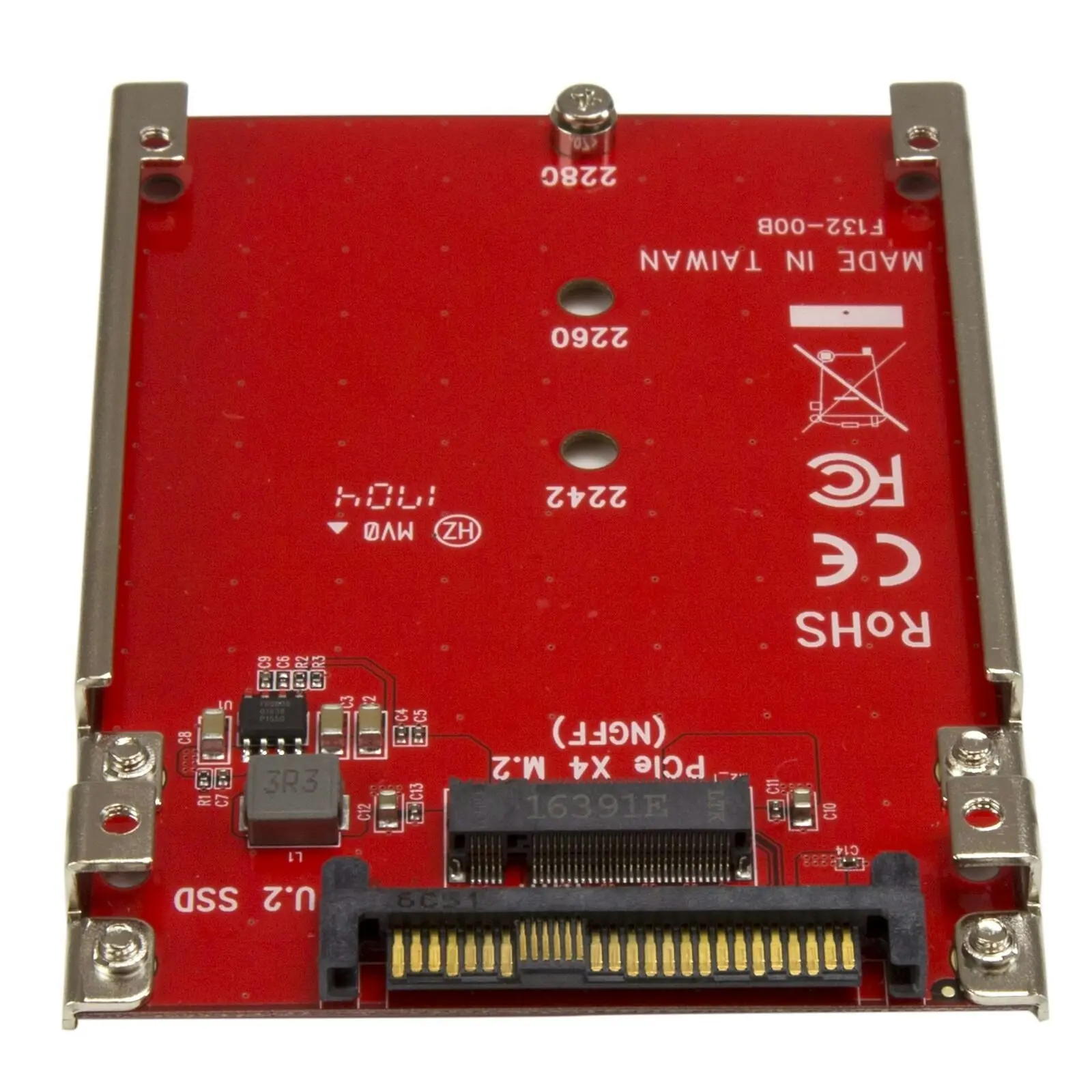 Star Tech Computer/Server M.2 to U.2 Host Adapter for M.2 PCIe NVMe SSD Drive