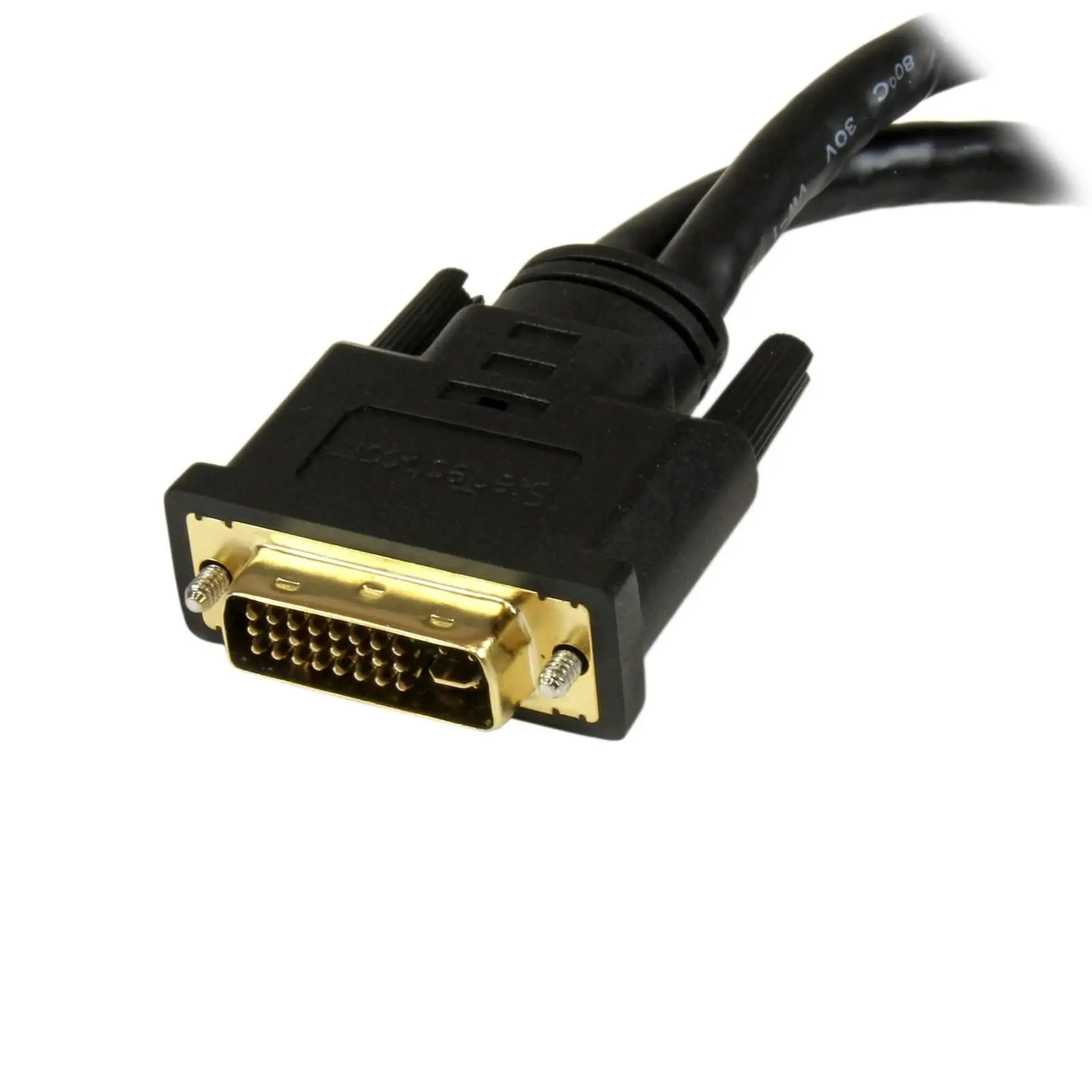 StarTech 8in Wyse DVI Splitter Male to Female Cable Connector DVI-I to DVI-D/VGA