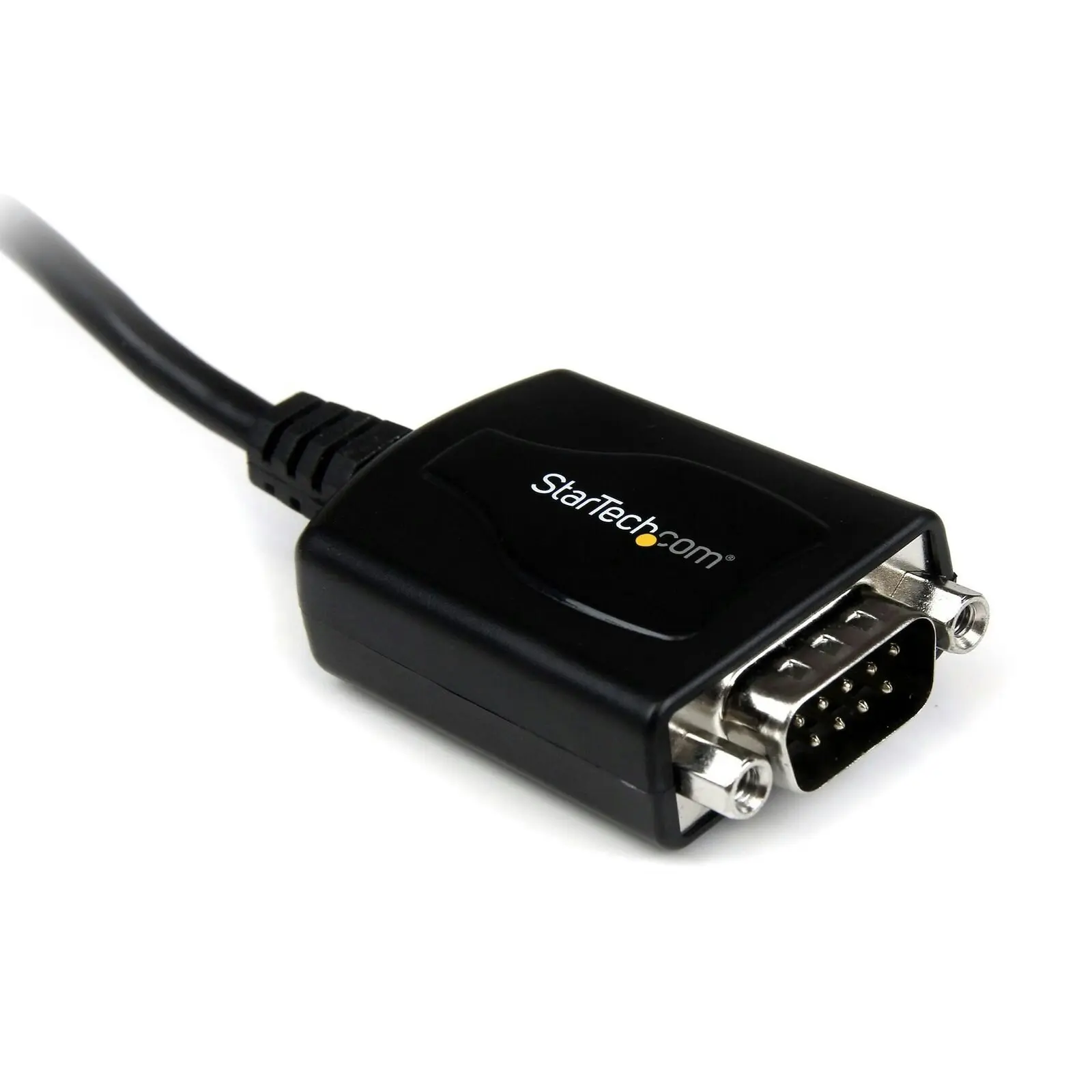 Star Tech 1ft USB to RS232 Serial DB9 Adapter Cable w/ COM Retention f/ Computer