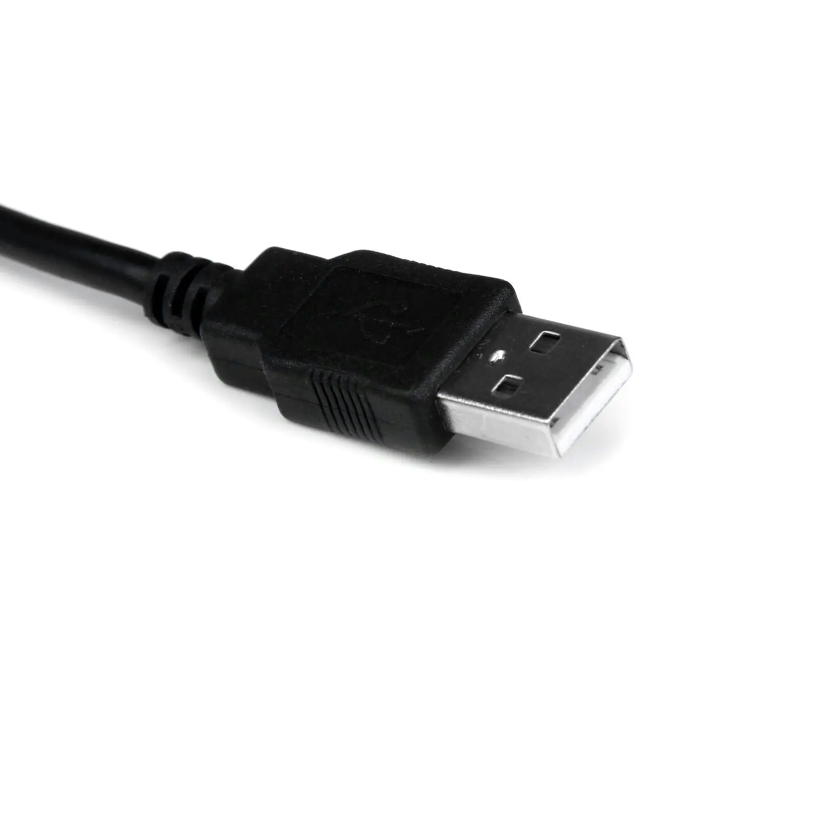 Star Tech 1ft USB to RS232 Serial DB9 Adapter Cable w/ COM Retention f/ Computer