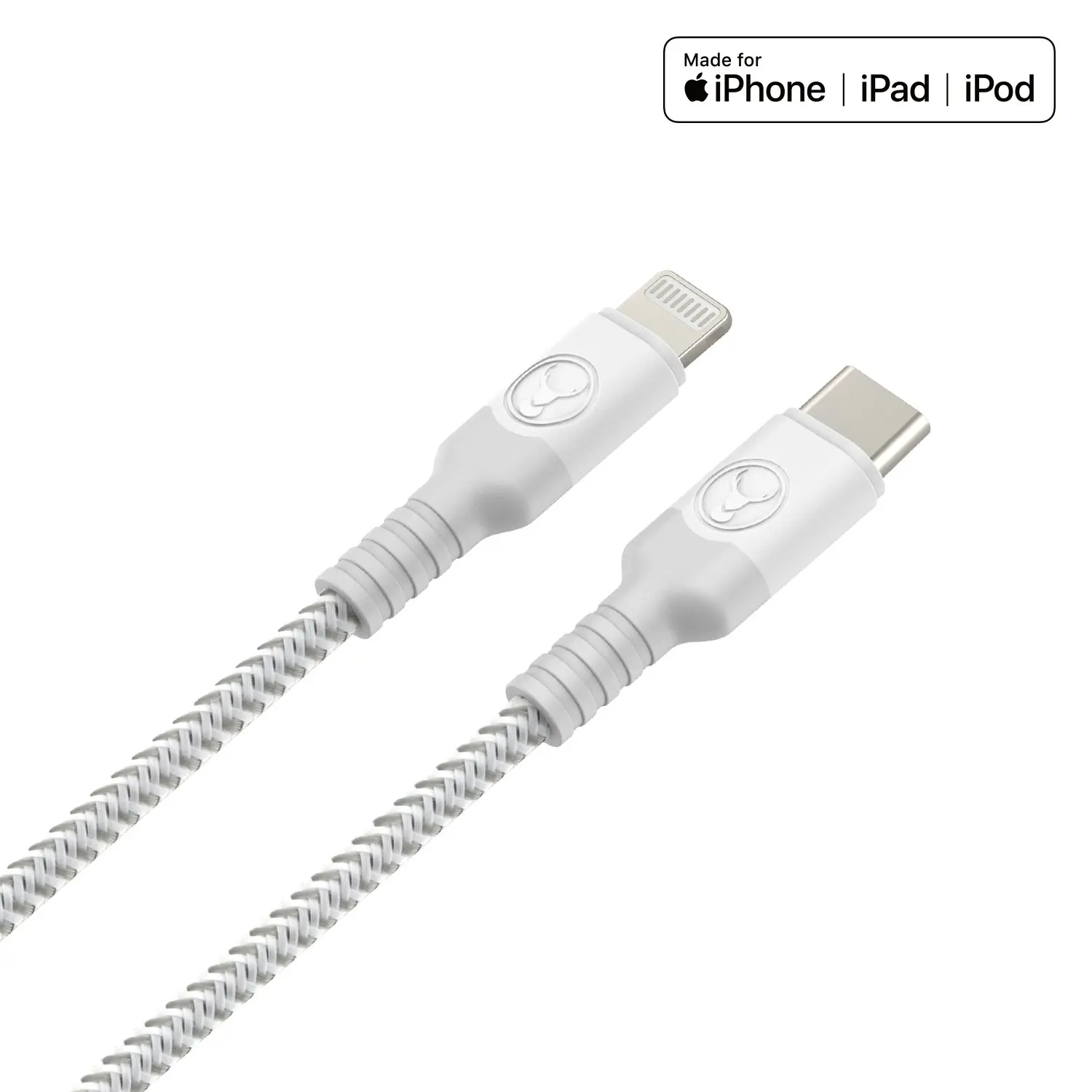 Bonelk 1.2m Charging USB-C To Lightning MFI-Certified Cable for Apple iPhone GRY