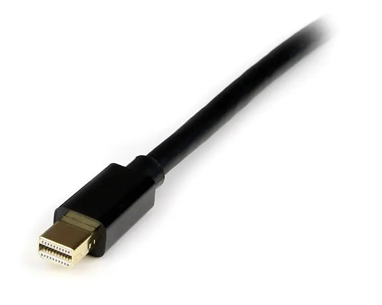 Star Tech 4m Mini DisplayPort To DisplayPort Adapter Male To Male 4k 60Hz Black