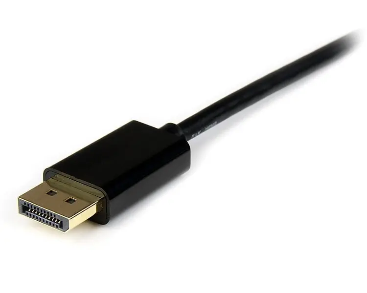 Star Tech 4m Mini DisplayPort To DisplayPort Adapter Male To Male 4k 60Hz Black