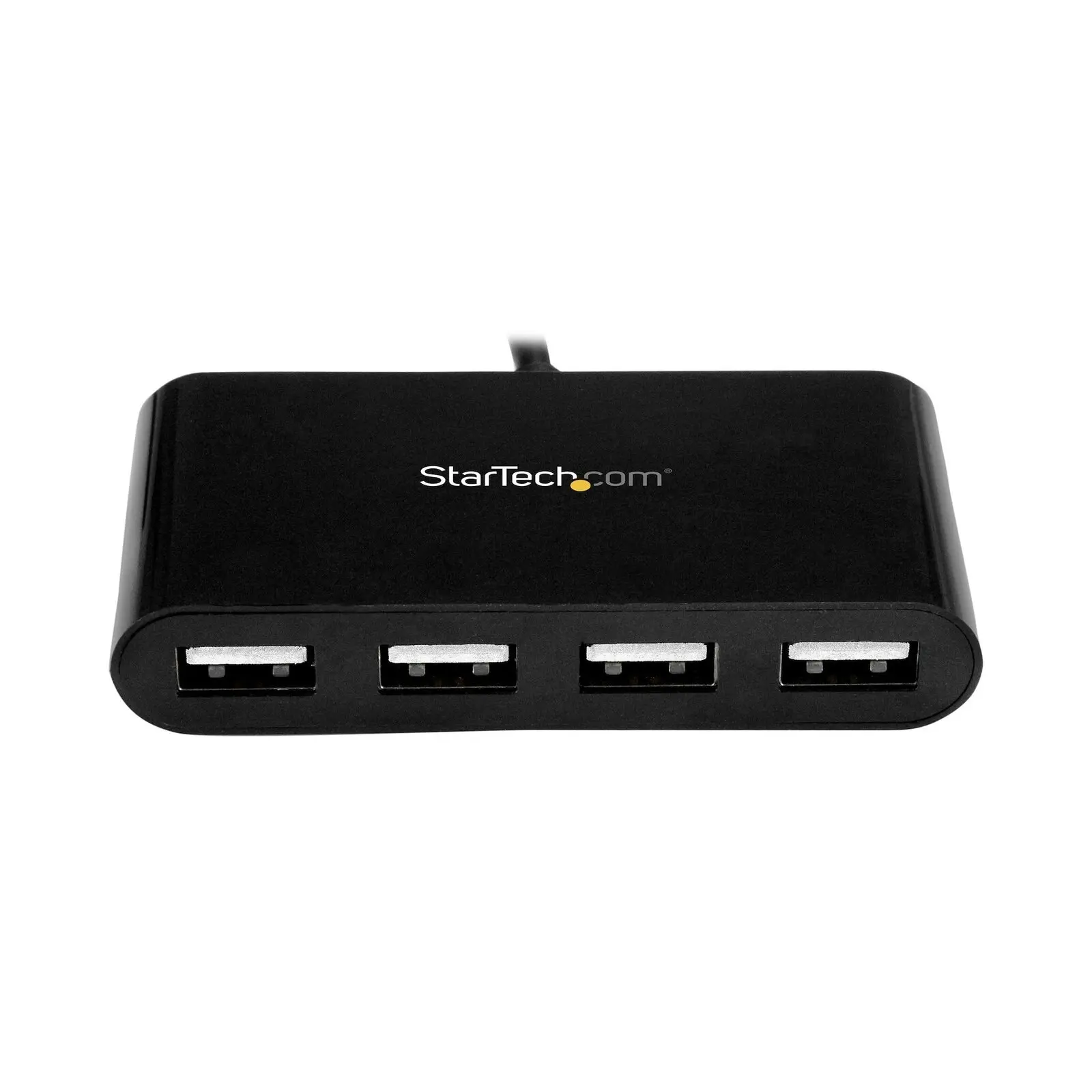 Star Tech 4-Port USB-C to 4x USB-A /USB 2.0 Mini Hub For PC/Laptop 480Mbps BLK