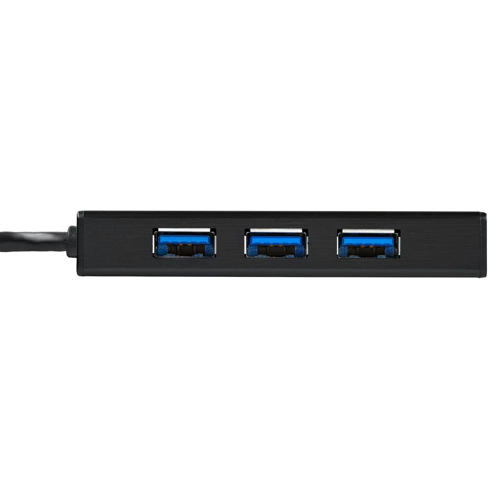 Star Tech 3-Port Portable USB 3.0 Hub & Gigabit Ethernet 2Gbps PC/Laptop BLK