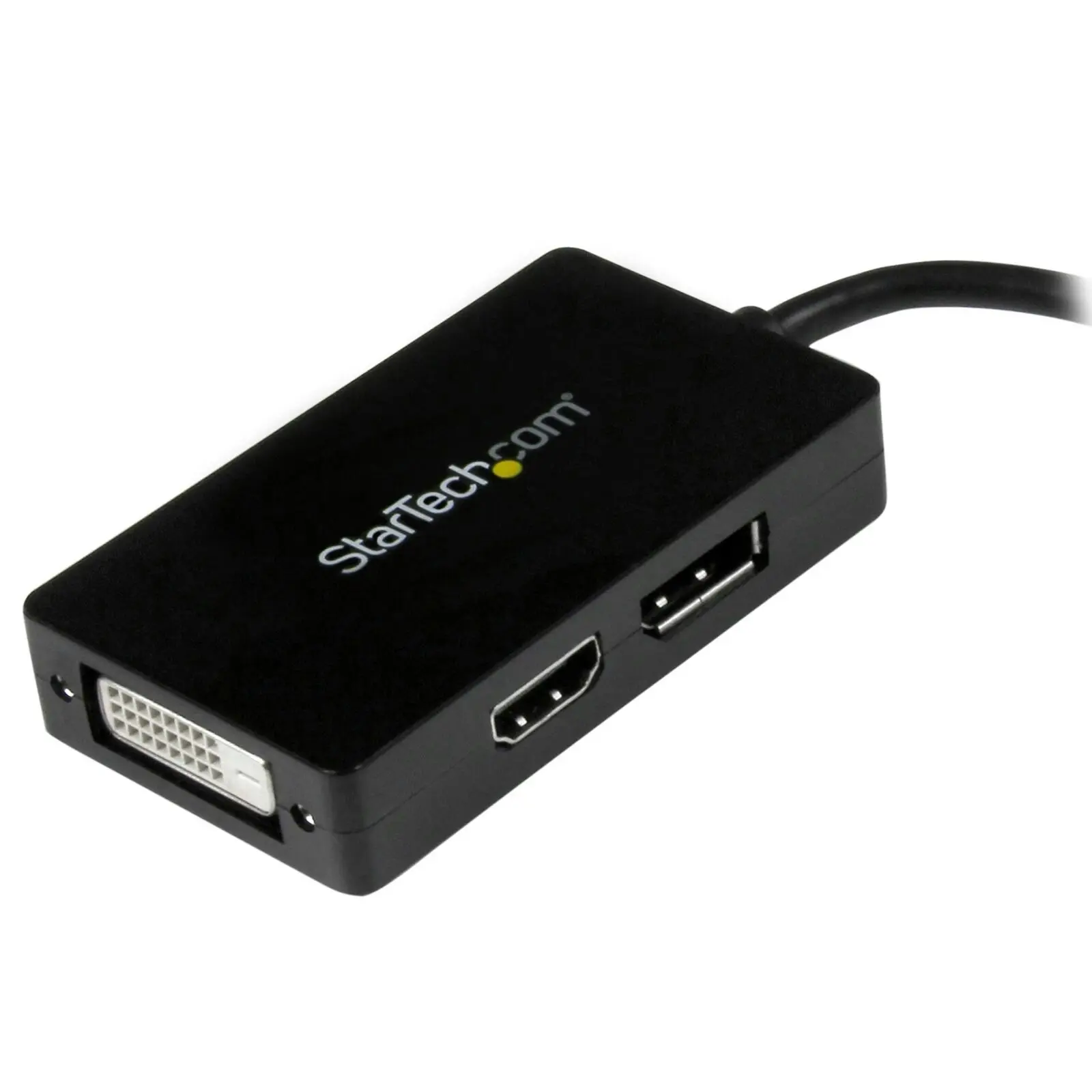 Star Tech Mini DisplayPort To DisplayPort/DVI/HDMI Adapter For PC/Monitors BLK