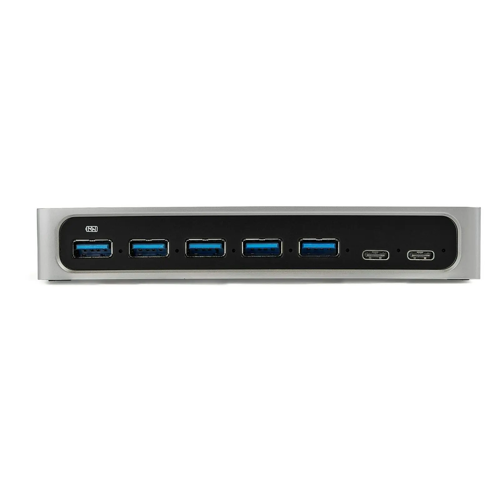 Star Tech 7 Port USB C Hub w/ 5 USB C/2 USB A Fast Charge Port Adapter f/ Laptop