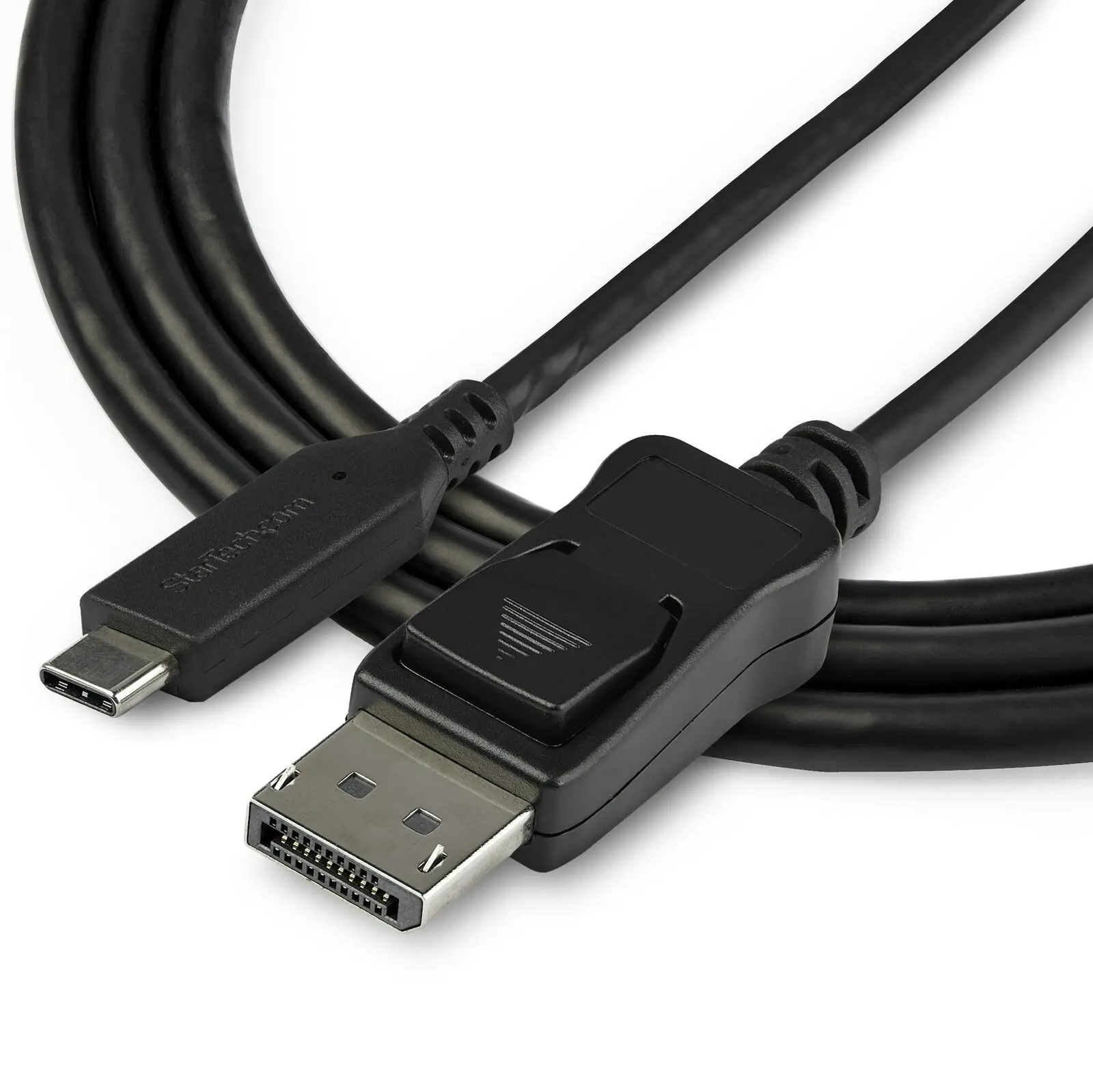 Star Tech 1m USB C To DisplayPort 1.4 Cable BLK 8K/60Hz For PC/Windows/Mac