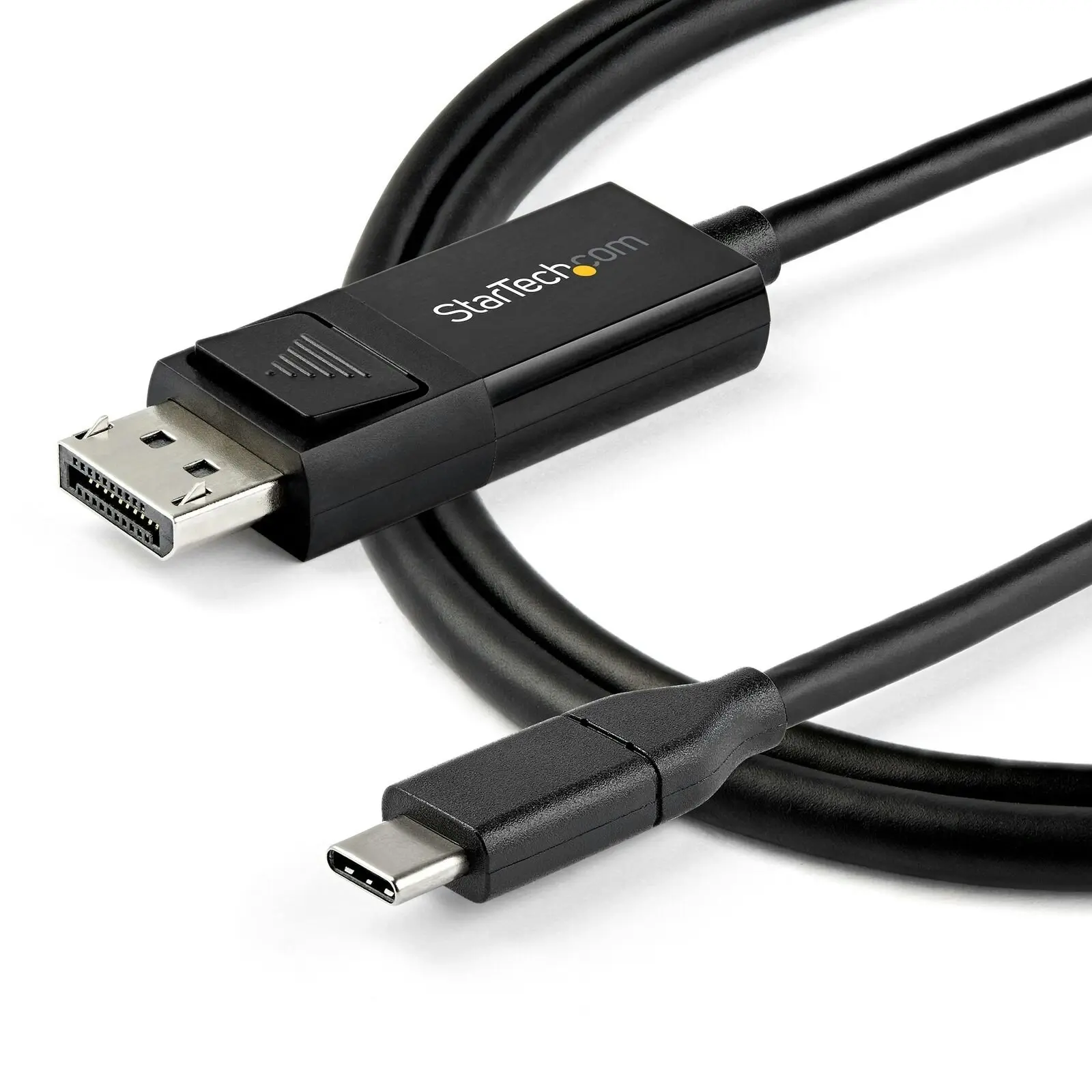 Star Tech 2m USB C To DisplayPort 1.4 Reversible Cable BLK 8K/60Hz For PC/Laptop