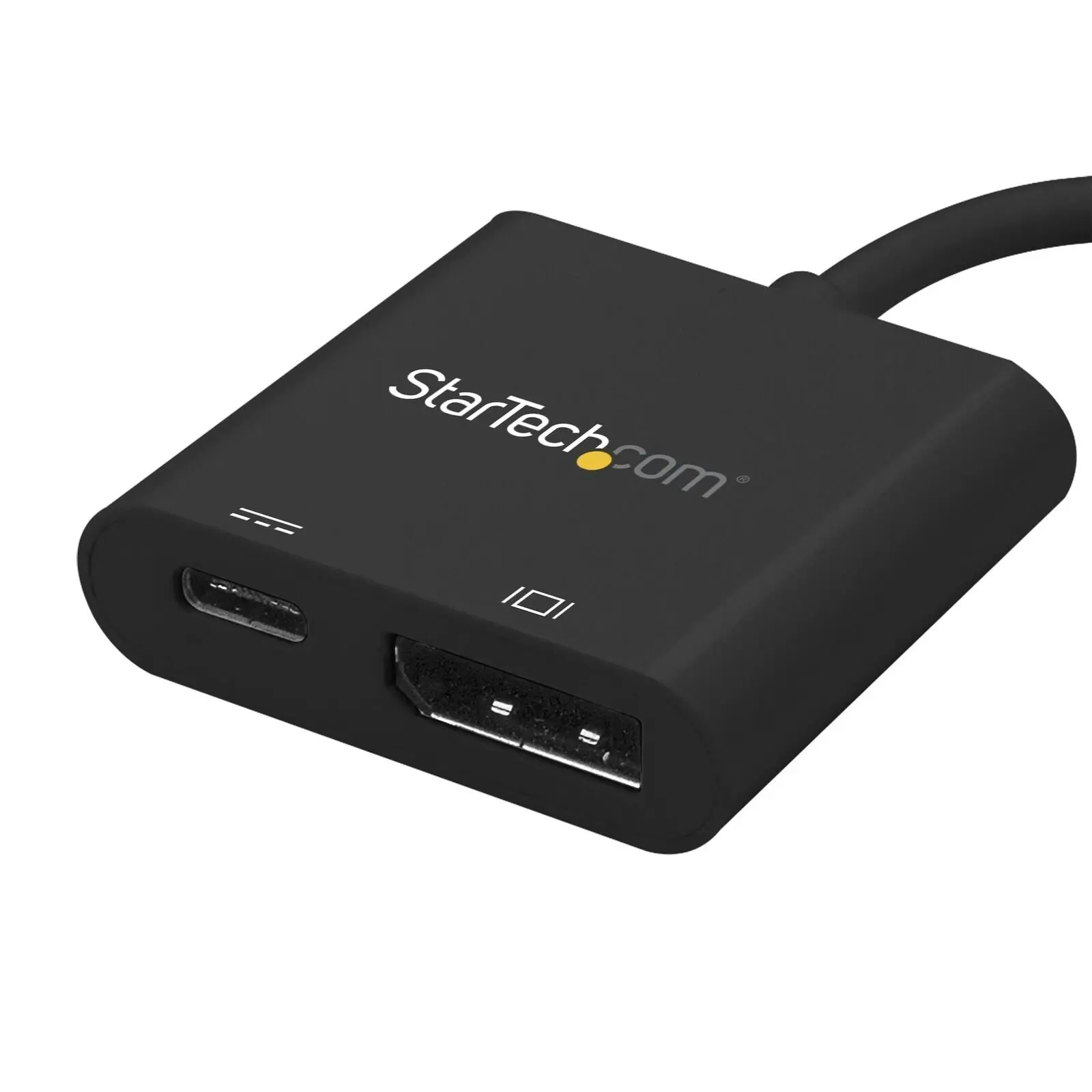 Star Tech BLK USB C To DisplayPort Adapter w/ Power Delivery 4K/60Hz Windows/Mac