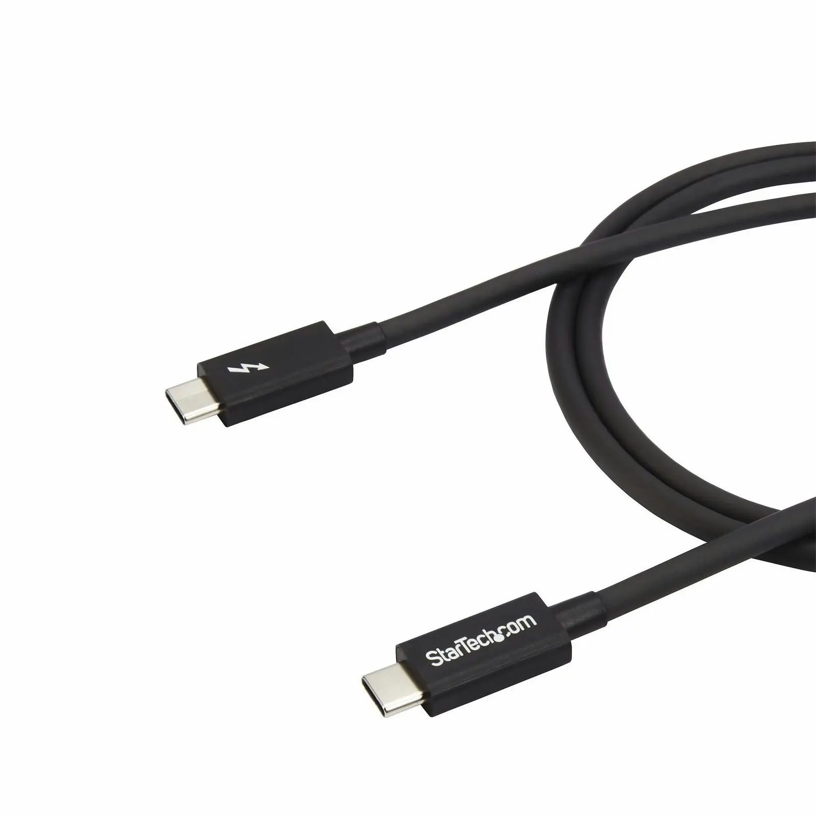 Star Tech 1m Thunderbolt 3 20Gbps USB-C Cable For 4K/60Hz PC/Laptop/Monitor BLK