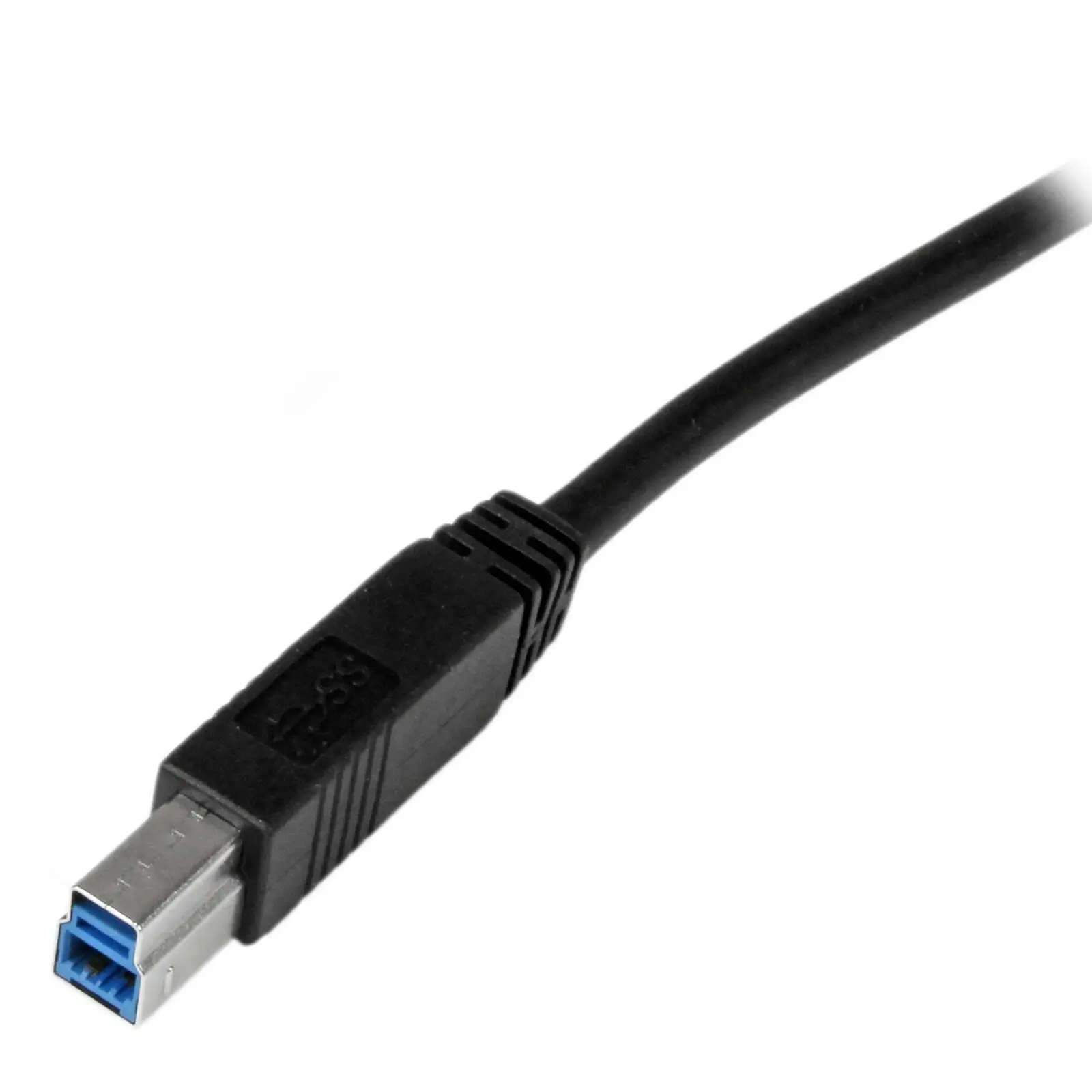 Star Tech 1m Certified SuperSpeed USB 3.0 A To B Cable 5Gbps - Male To Male BLK