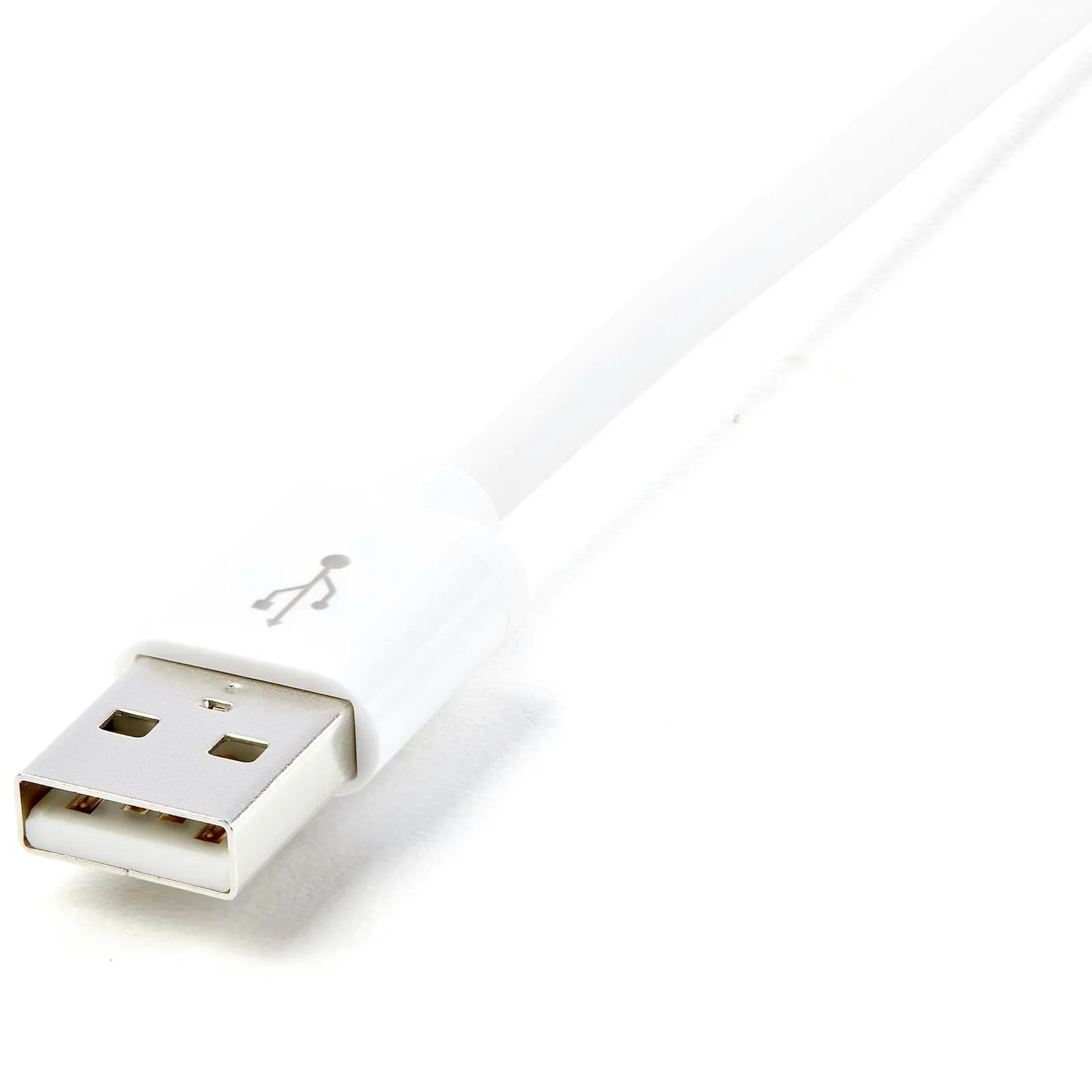 Star Tech 2m USB To Lightning Cable For iPhone/iPod/iPad Fast Charging White