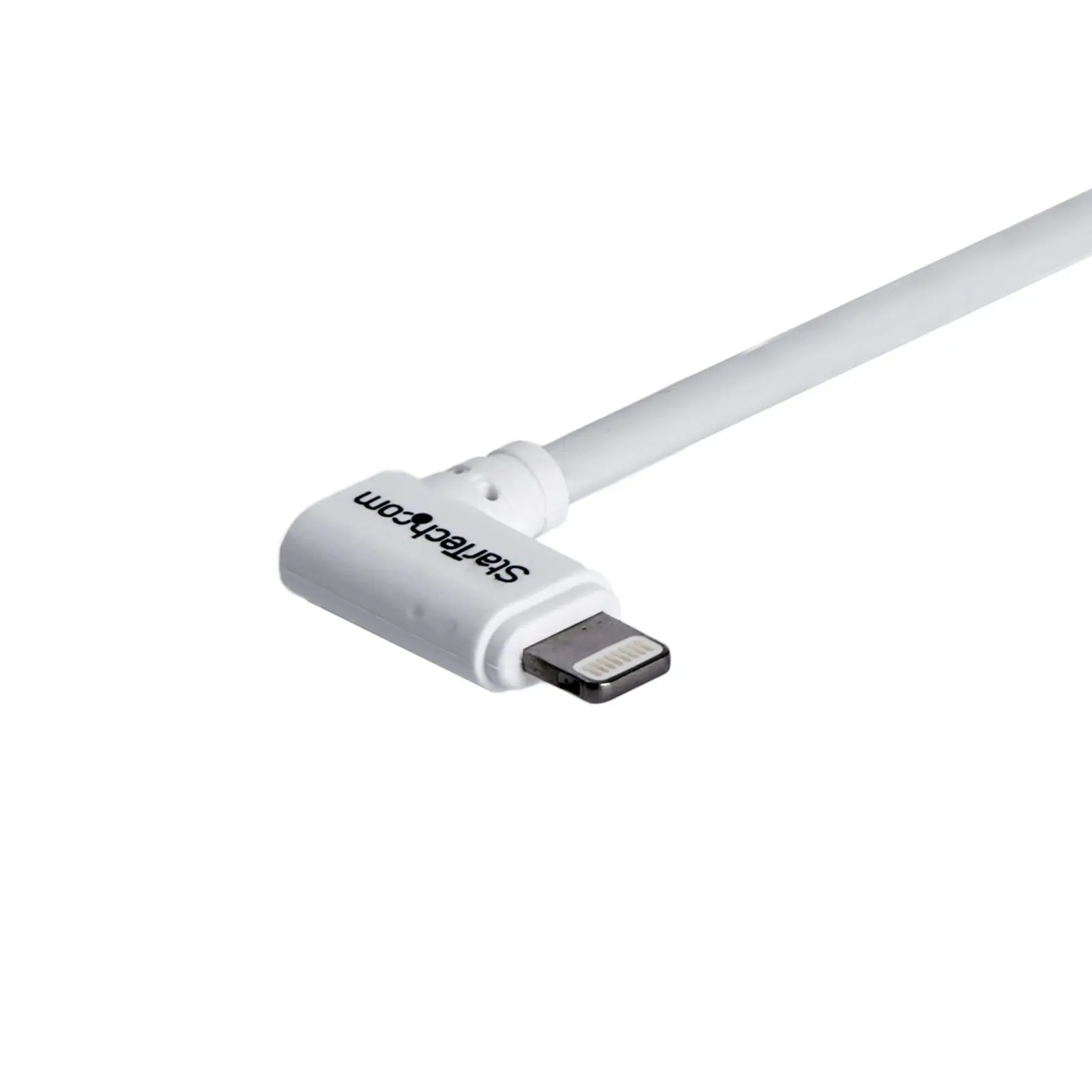 Star Tech 2m USB-A Lightning MFI-Certified Charging Cable Angled for iPhone WH