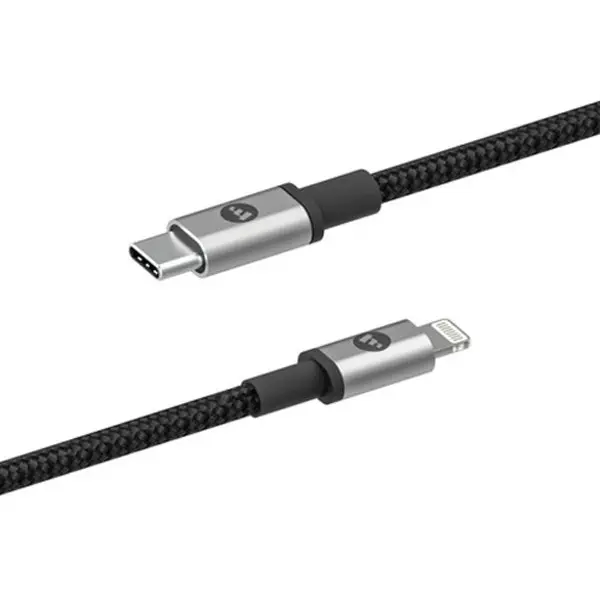 Mophie USB-C to Lightning MFI-Certified Charging Cable 1.8m for iPhone Apple BLK