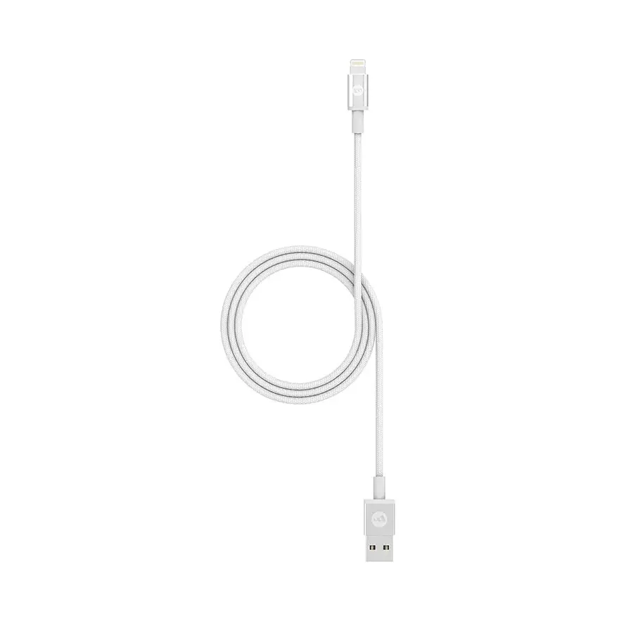 Mophie USB-A to Lightning MFI-Certified Charging Cable 1m for Apple iPhone White