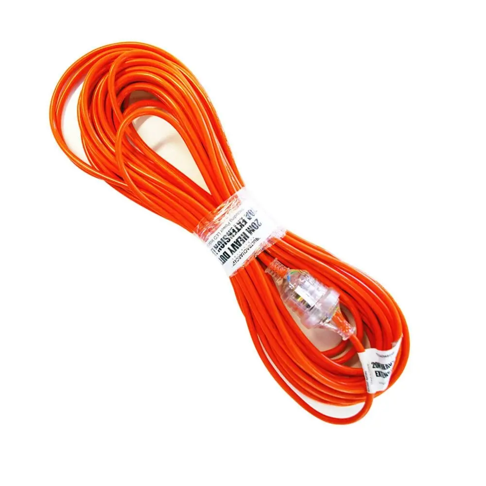 UltraCharge 20m Extension Heavy Duty 10A/2400W Lead Power Cord AU/NZ Plug Orange