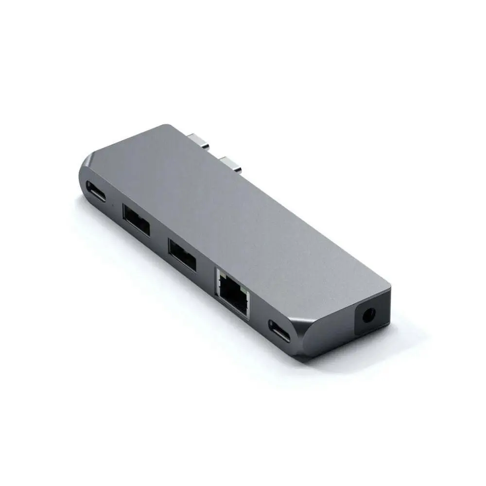 Satechi Pro Hub Mini Portable 5 Gbps Adapter For MacBook Pro/Air M1 Space Grey