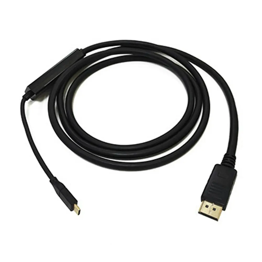 8Ware 2m USB-C to DisplayPort Male Cable Adapter/Converter For iPad/Laptop Black