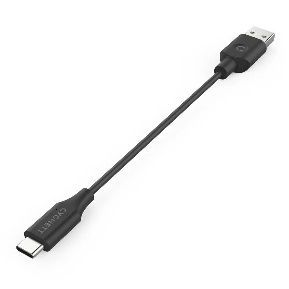 Cygnett Essentials USB-C 2.0 To USB-A Data Charge/Sync Cable 10cm Phone Black